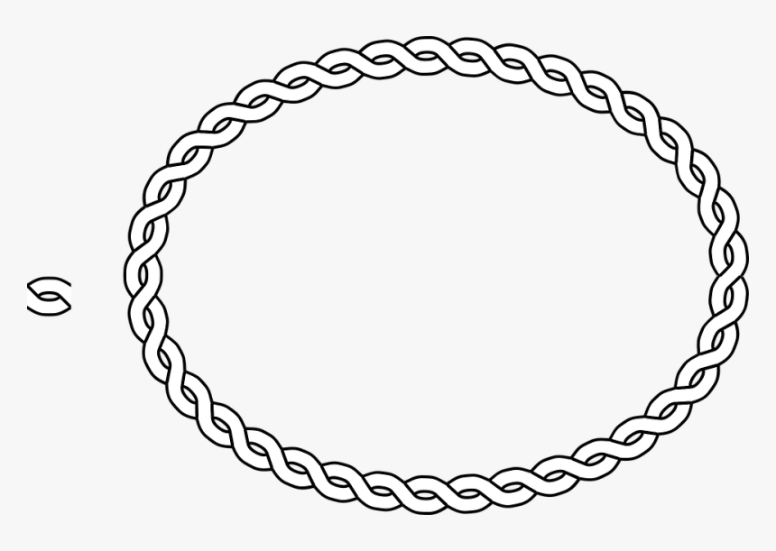 Frontera, Braid, Marco, Trenza, Cuerda - Rope Border, HD Png Download, Free Download