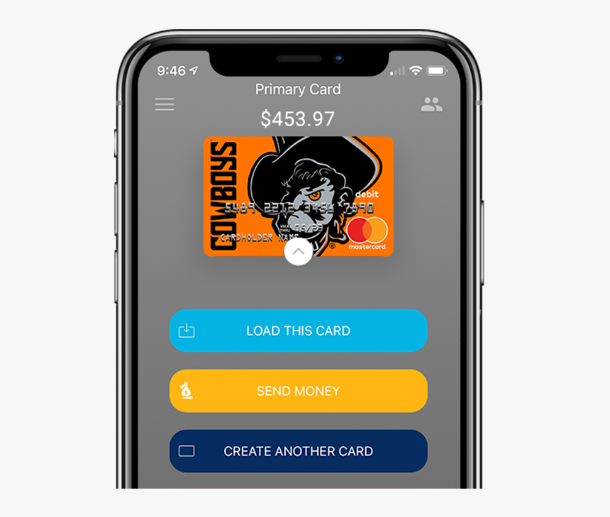 Oklahoma State Fancard Prepaid Mastercard In The Fancards - University Fancards Llc, HD Png Download, Free Download