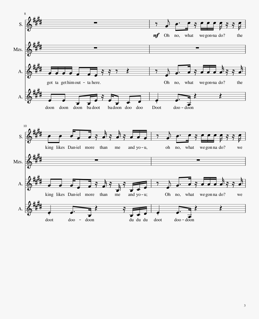 Transparent Oh No Png - Kelly Clarkson Stronger Alto Sax Sheet Music, Png Download, Free Download