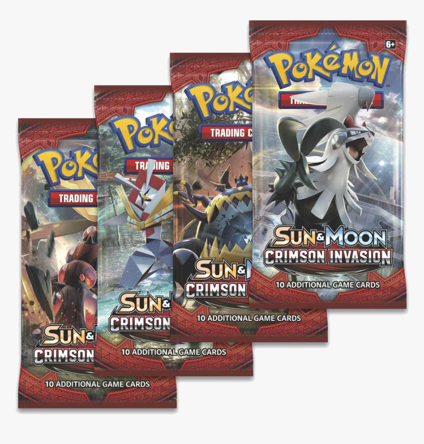 Pokemon Crimson Invasion Booster Packs, HD Png Download, Free Download