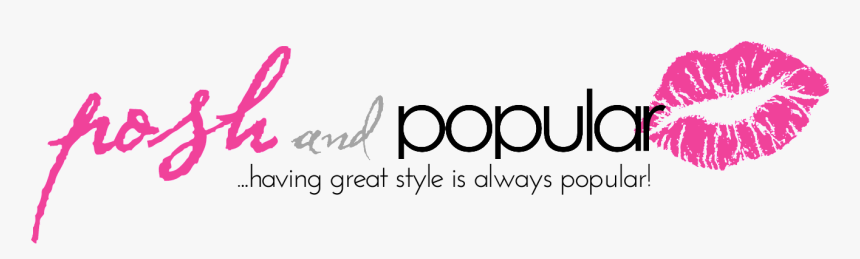 Posh And Popular - Calligraphy, HD Png Download, Free Download