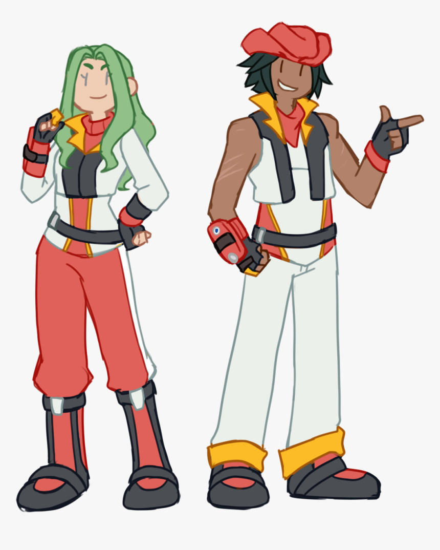 Some Wendy And Sven Redesigns From Pokemon Ranger Shadows - Female Pokemon Ranger Oc, HD Png Download, Free Download