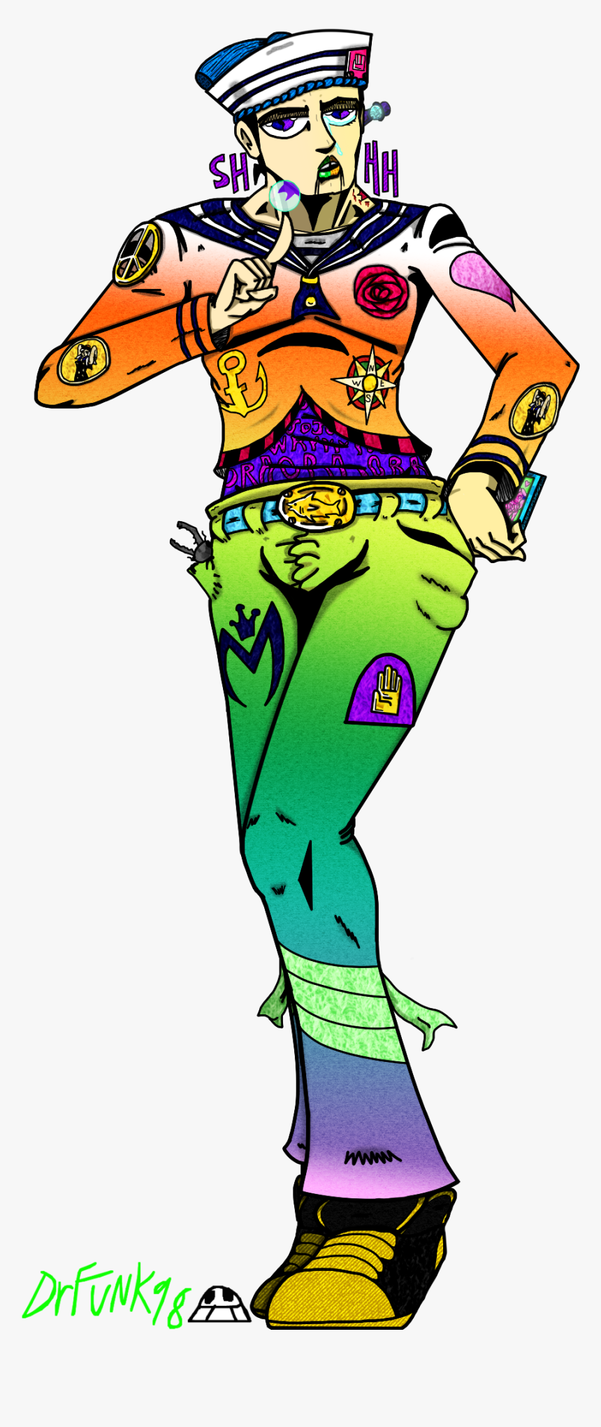 Hat Josuke - Cartoon, HD Png Download, Free Download