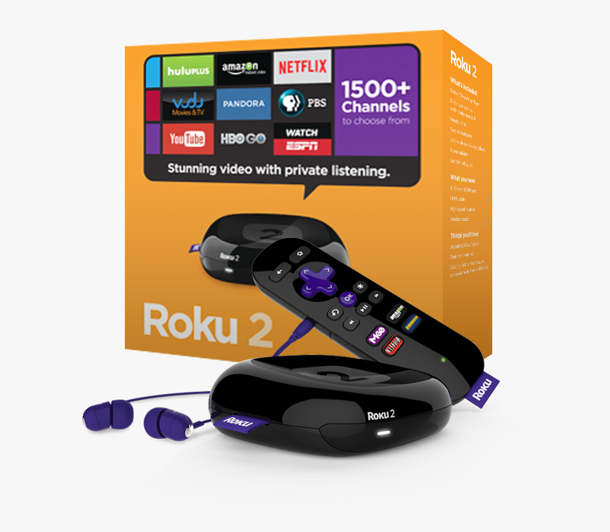 Roku 2 Box, HD Png Download, Free Download