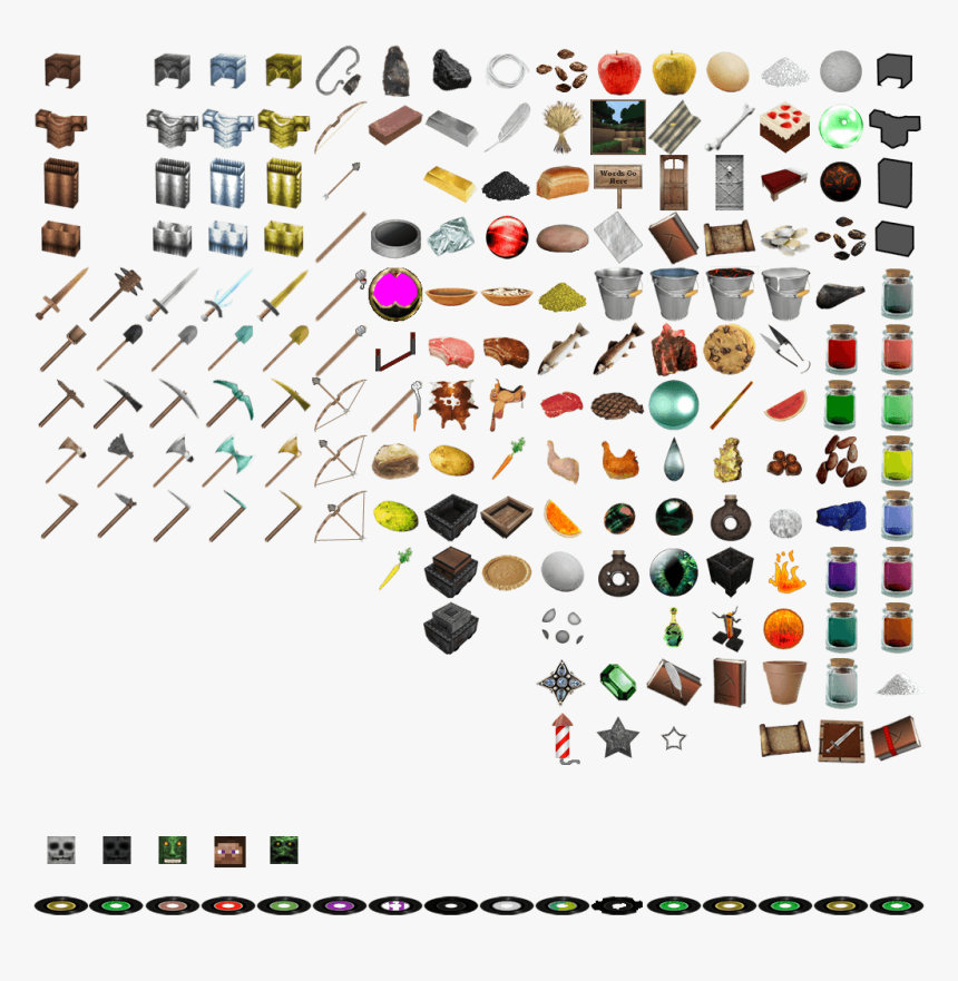 Transparent Minecraft Item Png - Minecraft Item Texture Pack, Png Download, Free Download