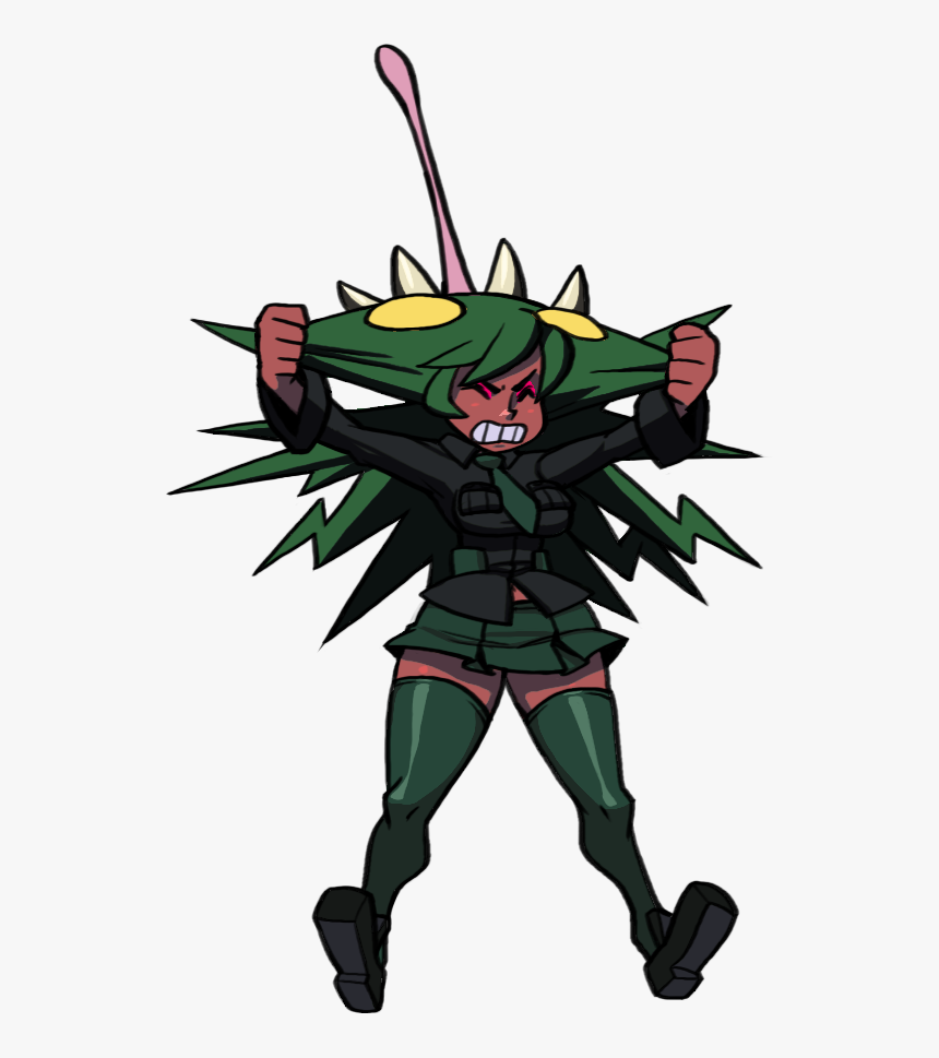 Virtually Identical To Fukua And Filia"s Time Out Loss - Skullgirls Fukua Taunt, HD Png Download, Free Download