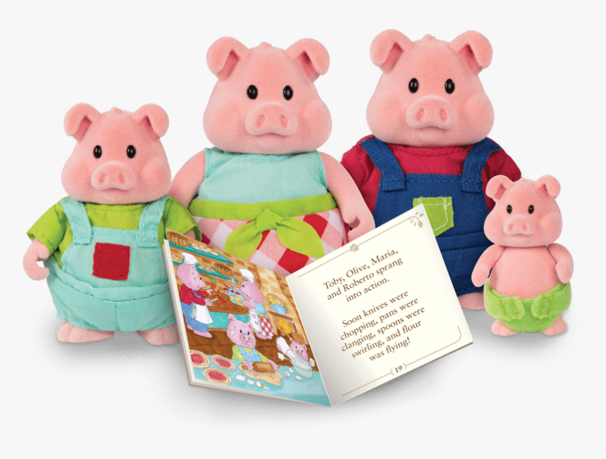 Li L Woodzeez Pig Family, HD Png Download, Free Download