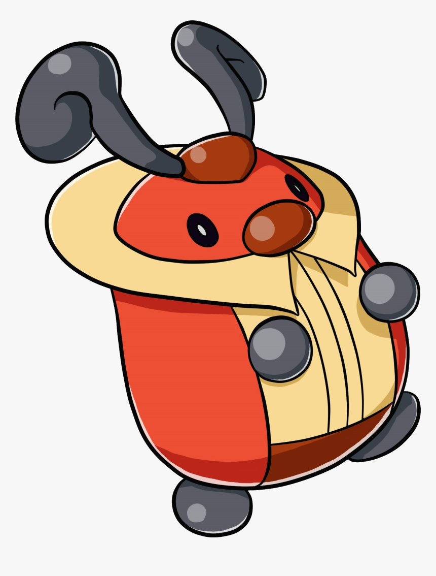 År Potentiel grænse Red And Yellow Bug Pokemon, HD Png Download - kindpng