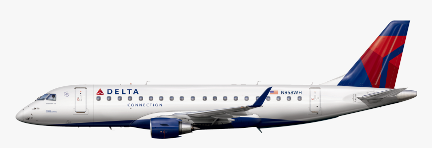 Embraer 175 Enhanced Winglets Delta, HD Png Download, Free Download