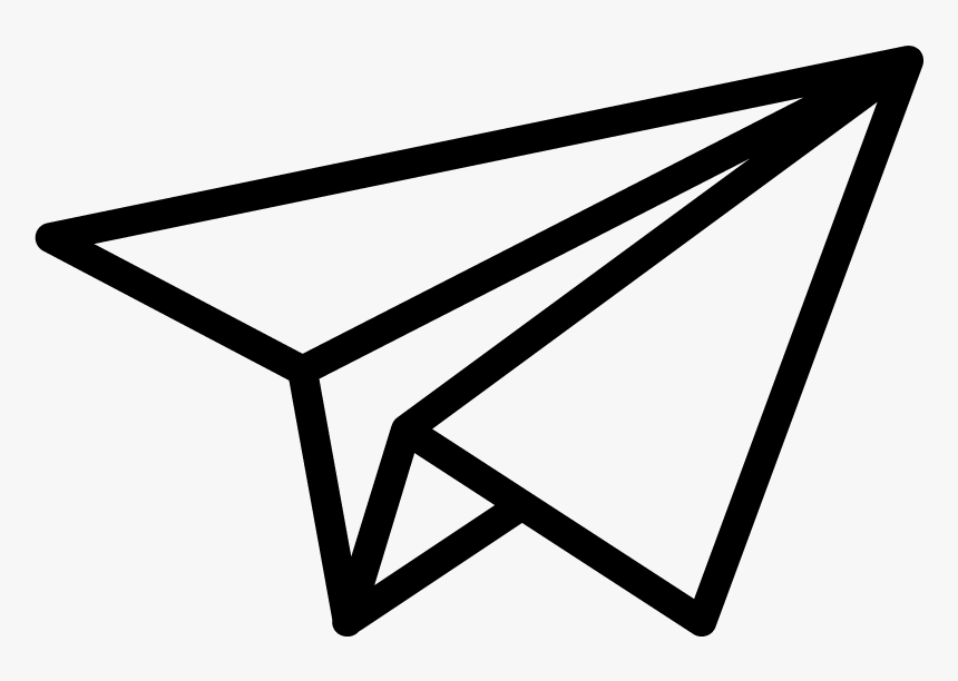 Paper Plane Icon Svg , Png Download - Paper Plane Vector Png, Transparent Png, Free Download
