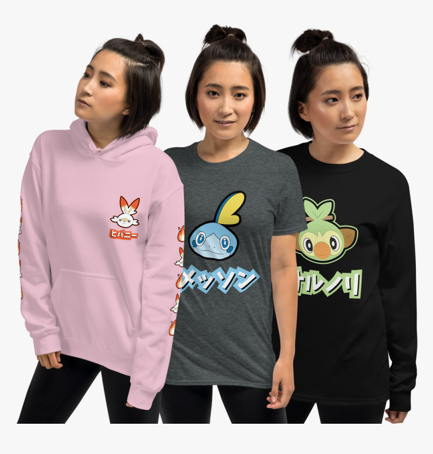 Pokemon Starters Hoodies, HD Png Download, Free Download