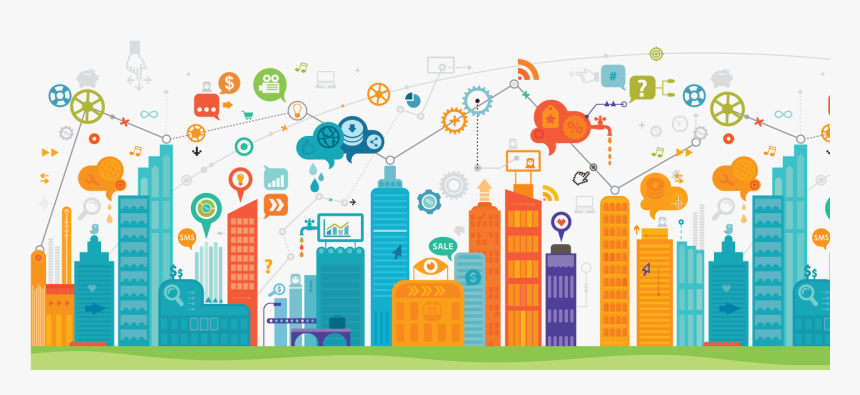 Internet Of Things In Smart Cities , Png Download - Internet Of Things Cryptocurrency, Transparent Png, Free Download