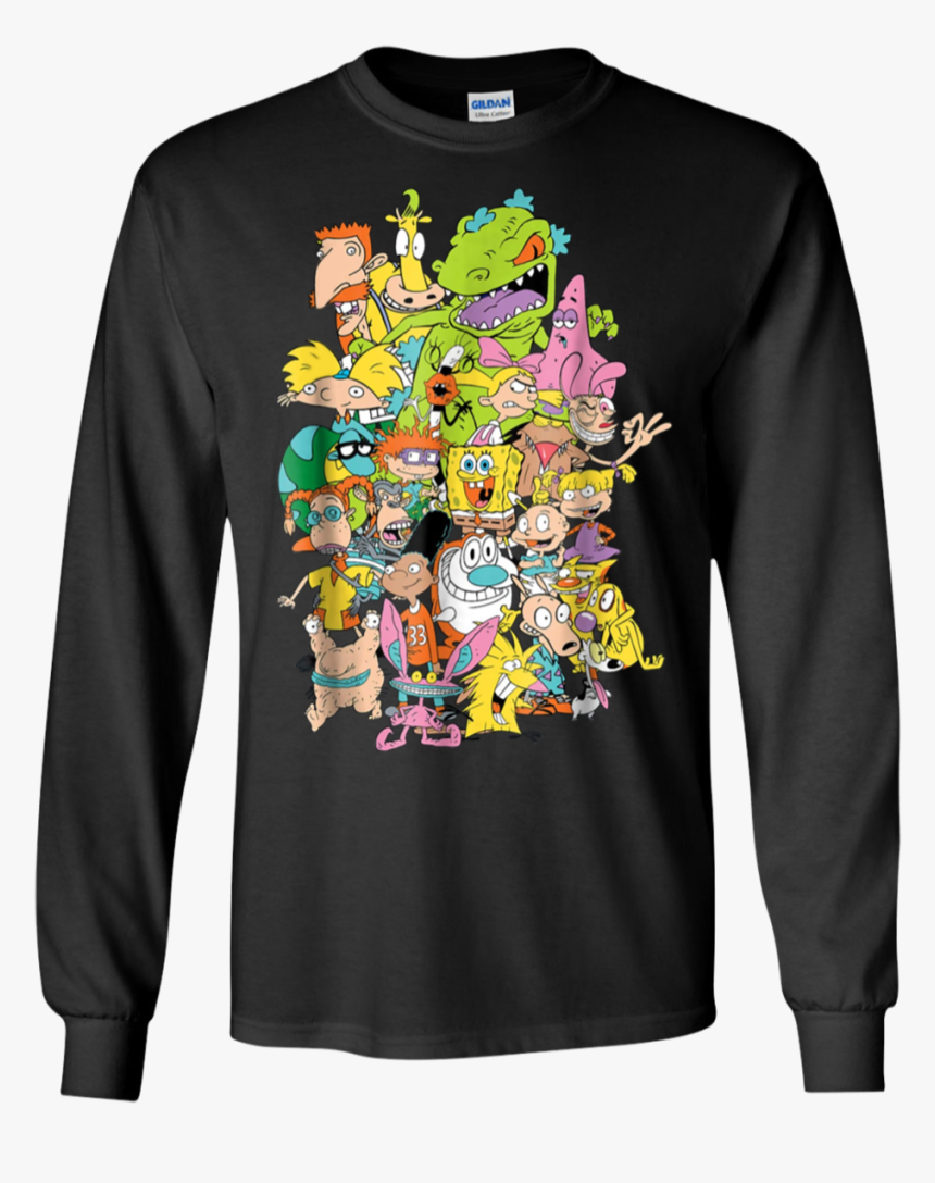 Nickelodeon 90s Shirts Long Sleeve, HD Png Download, Free Download