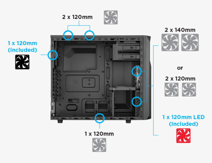 Case Corsair Spec 01, HD Png Download, Free Download