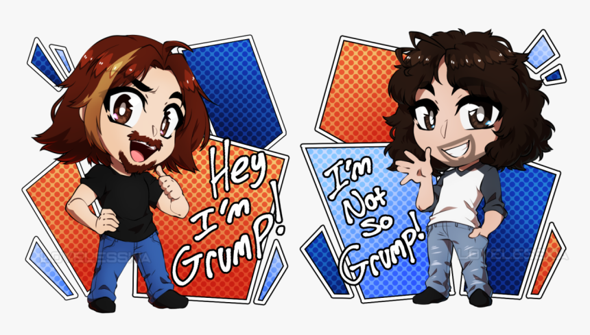 Game Grumps Charms - Cartoon, HD Png Download, Free Download