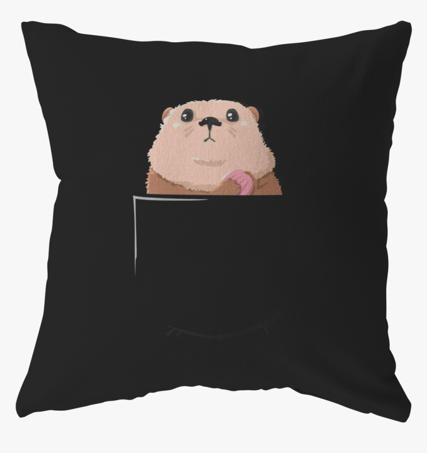 Sea Otter In A Pocket,love Otters Cute Pillow - Cushion, HD Png Download, Free Download