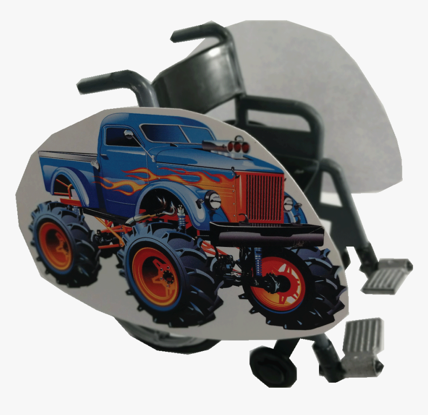 Monster Truck Wheelchair, HD Png Download, Free Download