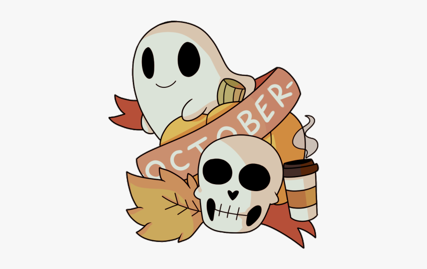 Design Orange Halloween Tattoo Skeletons Fall Autumn - Pumpkin And Skeleton S, HD Png Download, Free Download