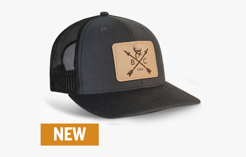 Buck Commander Leather Arrow Patch Hat - Richardson Hats With Leather Patch, HD Png Download, Free Download