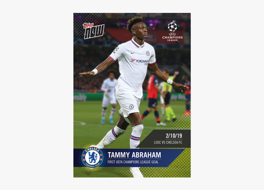 Tammy Abraham, First Ucl Goal Uefa Champions League - Uefa Champions League, HD Png Download, Free Download