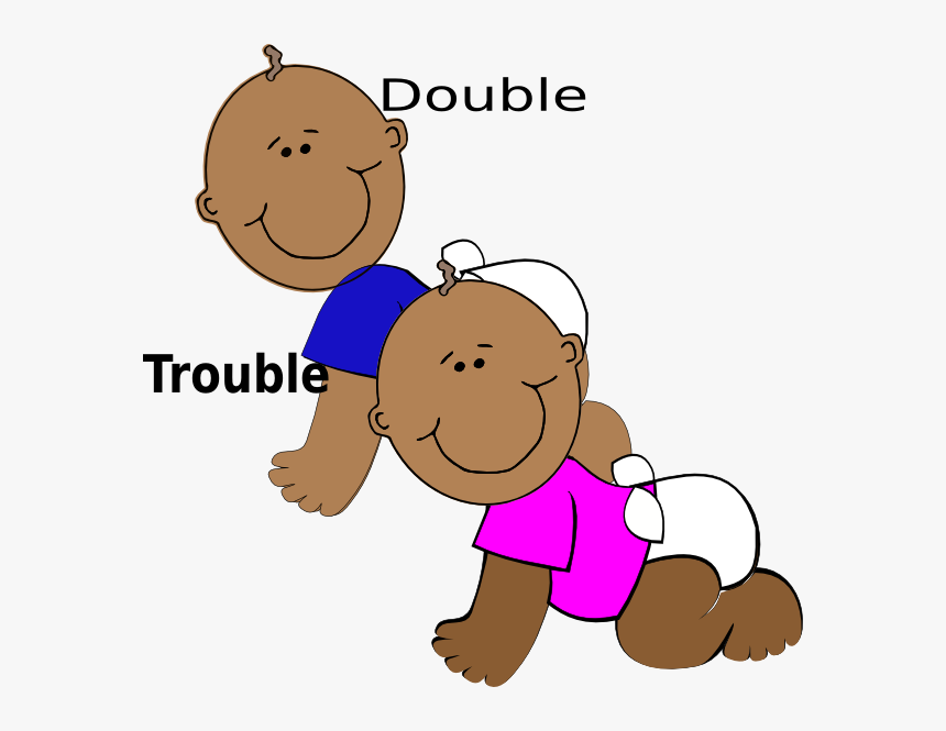 Double Trouble Svg Clip Arts - Double Clipart, HD Png Download, Free Download