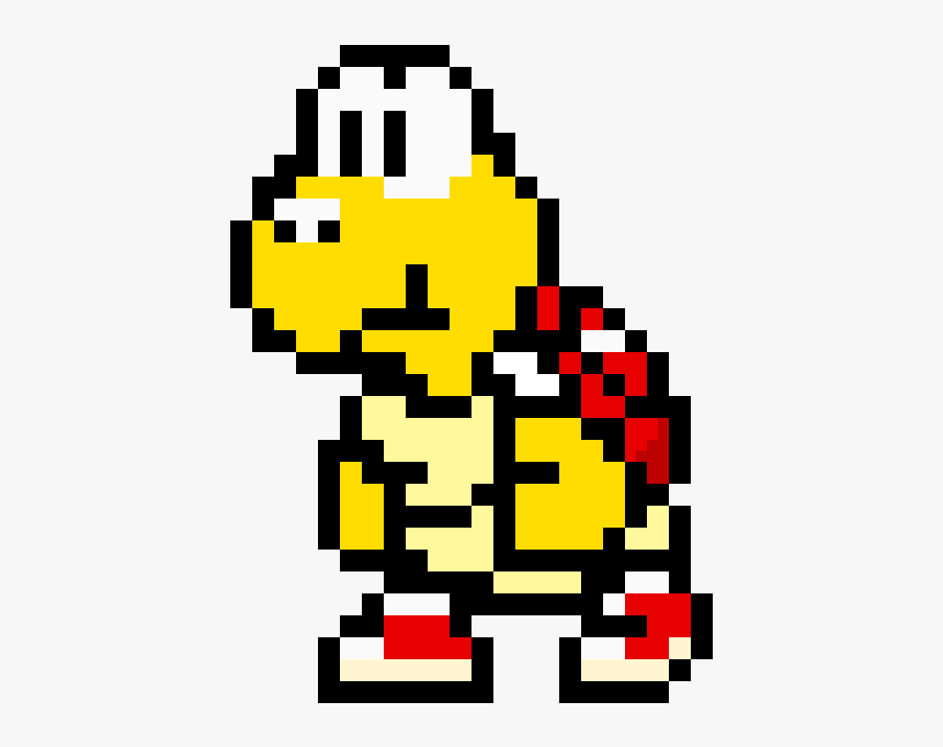Koopa Troopa Pixel Art, HD Png Download, Free Download