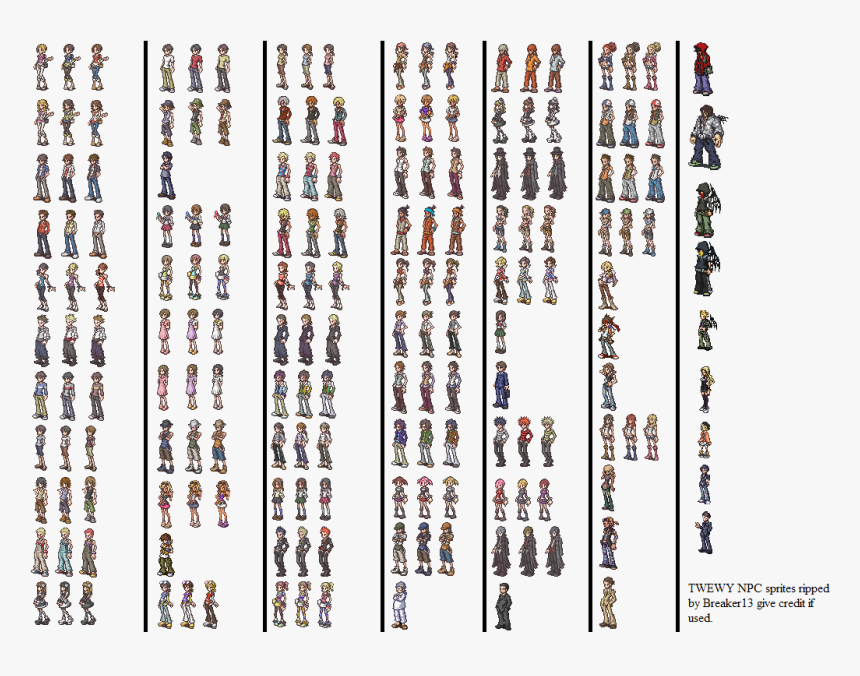 World Ends With You Sprites, HD Png Download, Free Download
