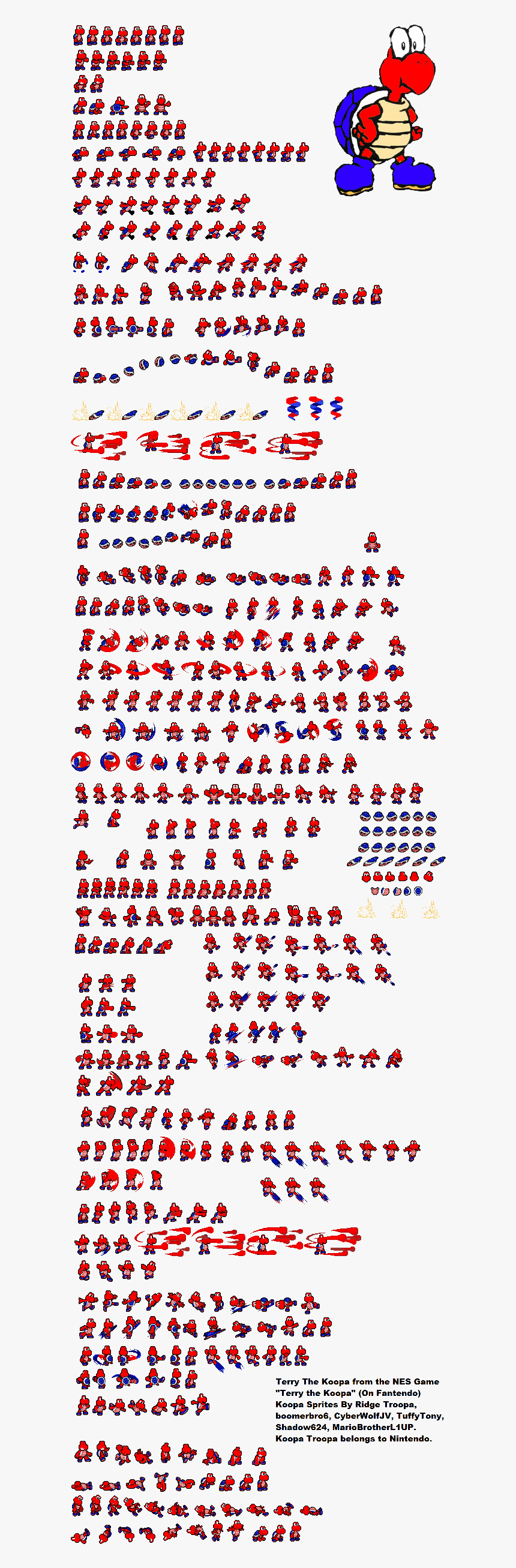 Koopa Sprite Sheet, HD Png Download, Free Download