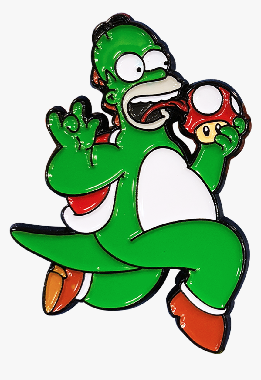 Thumbs Homer X Super Mario Pin - Super Mario Pin, HD Png Download, Free Download