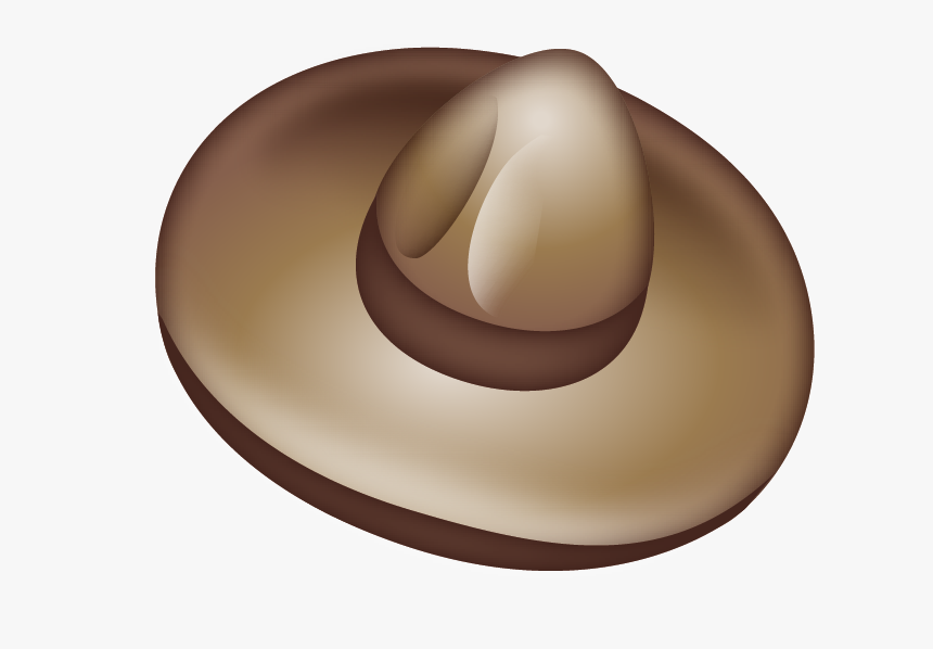 Emoji Round 1 Urban Sombrero - Emojis De Sombrero, HD Png Download, Free Download