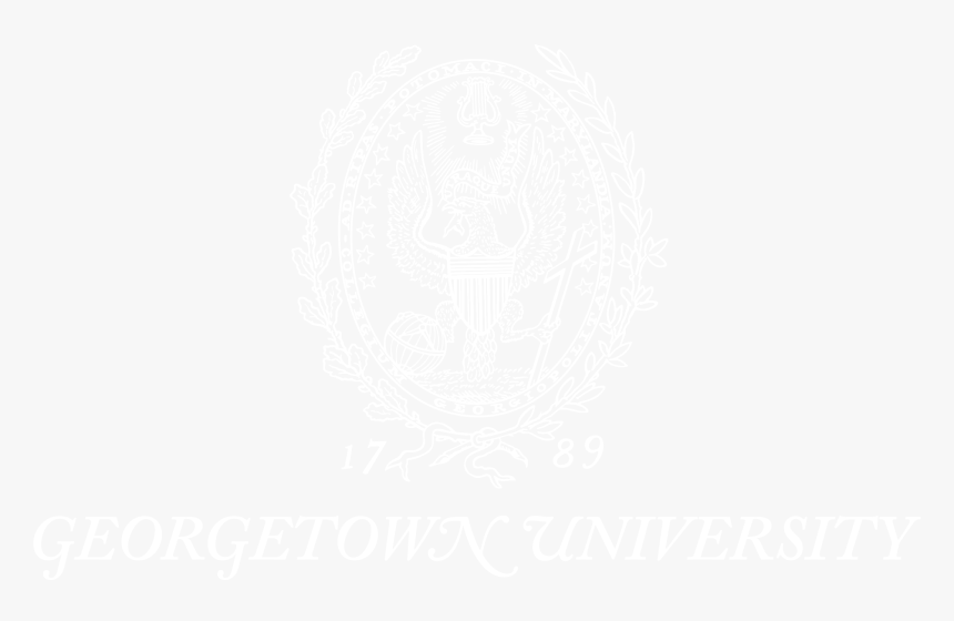 Georgetown University Logo White - Hyatt White Logo Png, Transparent Png, Free Download