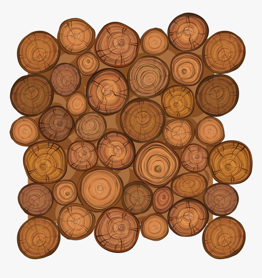 Bullet Clipart Wood Png - Stylized Wood Cut Texture, Transparent Png, Free Download