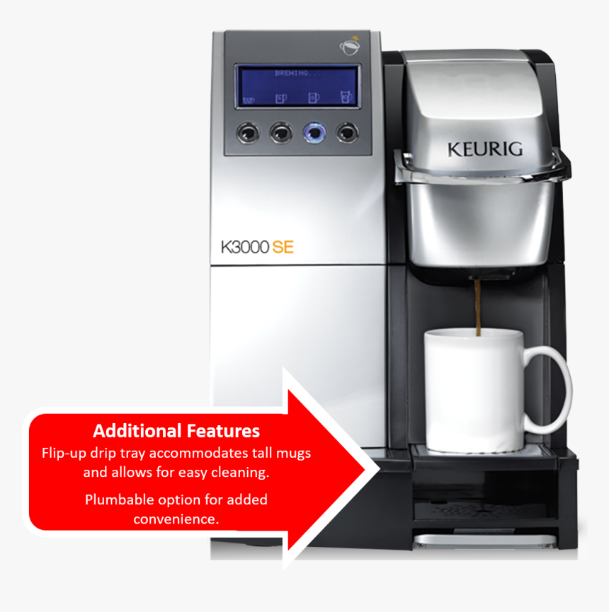 Coffee Machine Connected To Water Supply, HD Png Download, Free Download