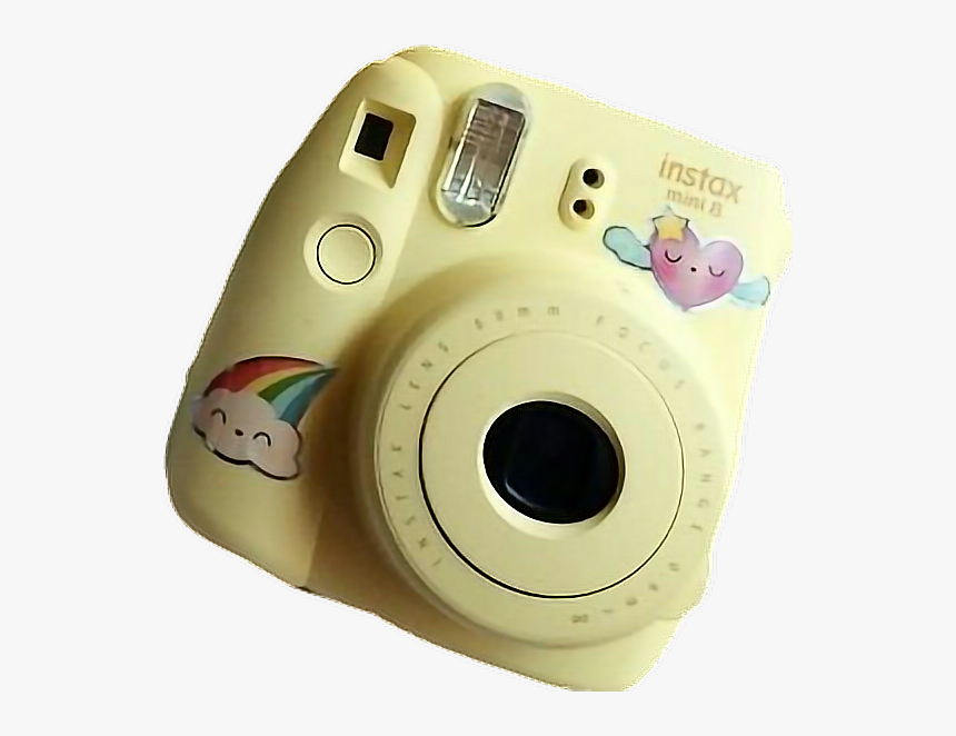 #yellow #popular #polaroid #instax #mini #instaxmini - Transparent Yellow Polaroid Camera, HD Png Download, Free Download