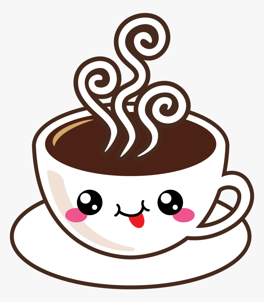 Transparent Kawaii Coffee Png - Cute Coffee Cup Clipart, Png Download, Free Download