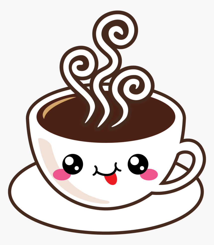 Transparent Kawaii Coffee Png Cute Coffee Cup Clipart Png