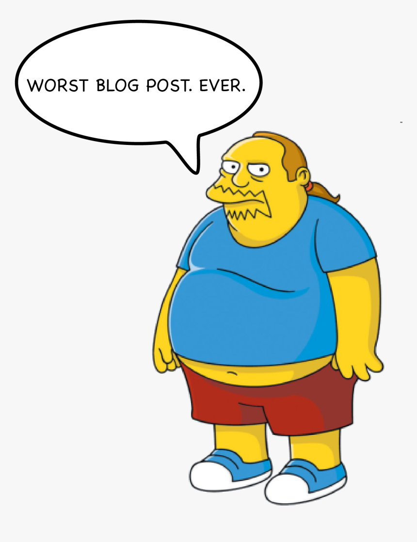 Comic Book Guy"s Catchphrase - Simpsons Comic Book Guy, HD Png Download, Free Download