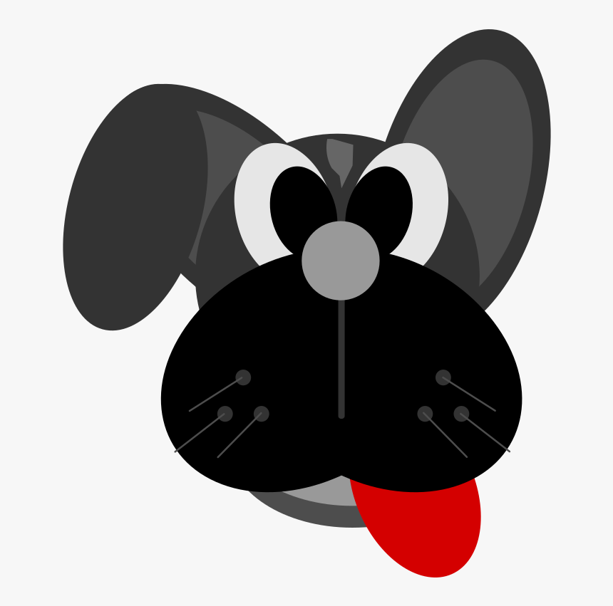 Roll Dog - Cartoon Puppy Lick, HD Png Download, Free Download