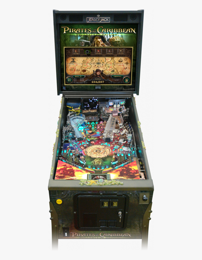 Pirates Of The Caribbean Pinball Jersey Jack, HD Png Download, Free Download