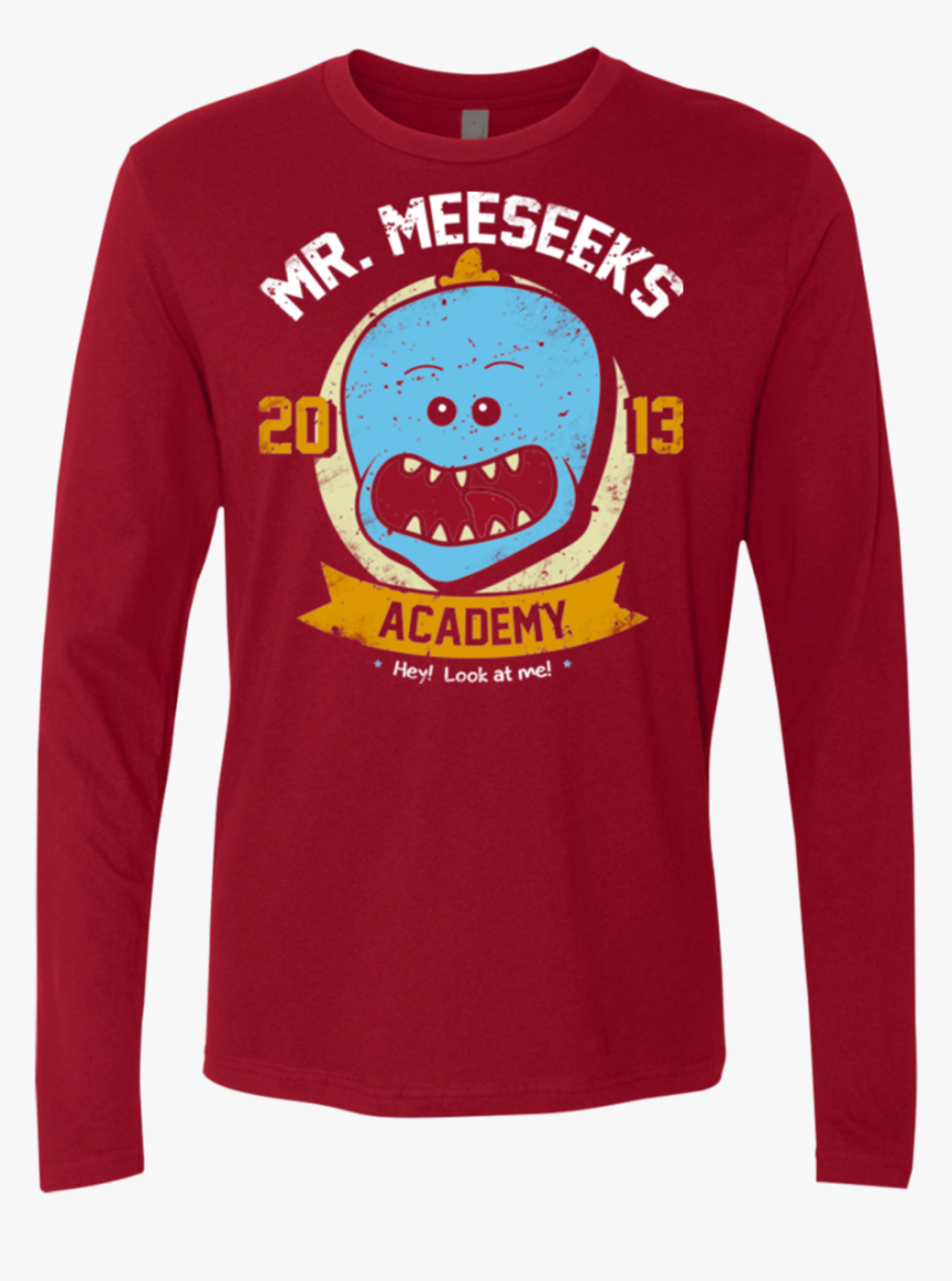 Meeseeks Academy Men"s Premium Long Sleeve - Long-sleeved T-shirt, HD Png Download, Free Download