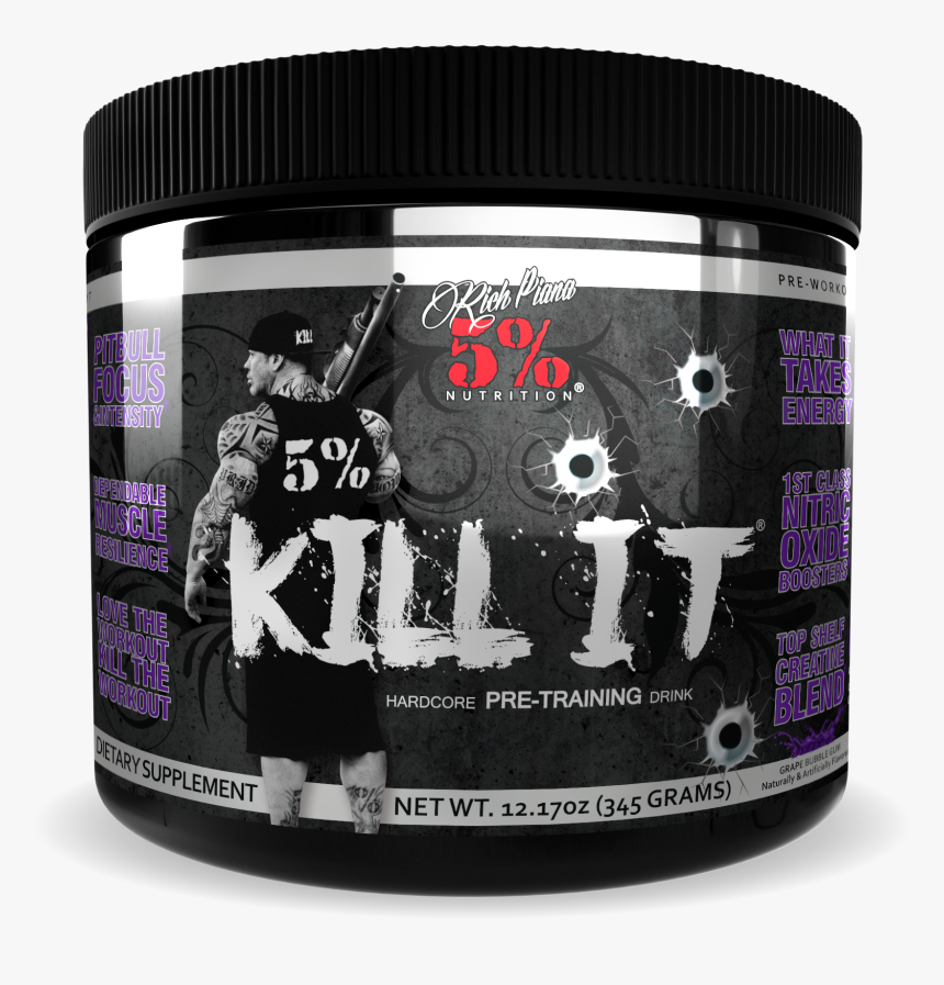 Kill It Pre Workout "
 Data Max Width="2000"
 Data - Rich Piana Kill It Pre Workout, HD Png Download, Free Download