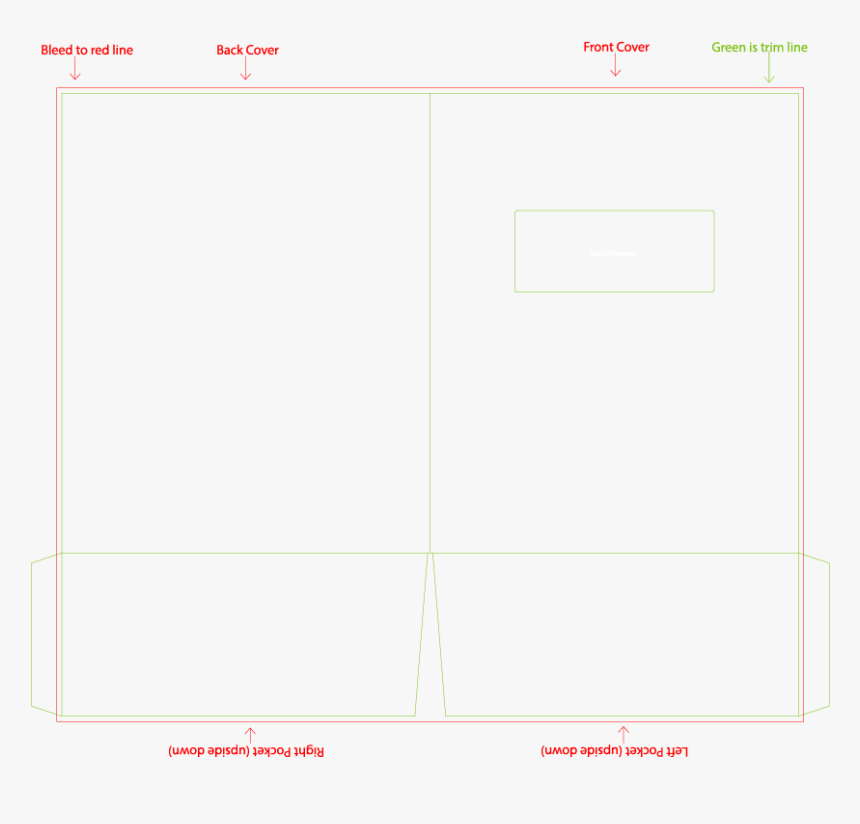 9 X 12 Presentation Folder Template - Slope, HD Png Download, Free Download