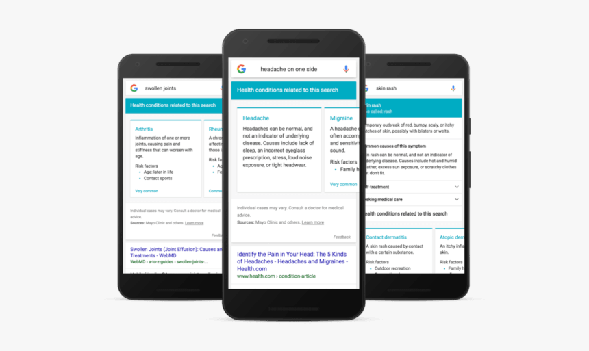 Google Basically Just Became Webmd With Its New Symptom - Diagnosis Symptoms App, HD Png Download, Free Download