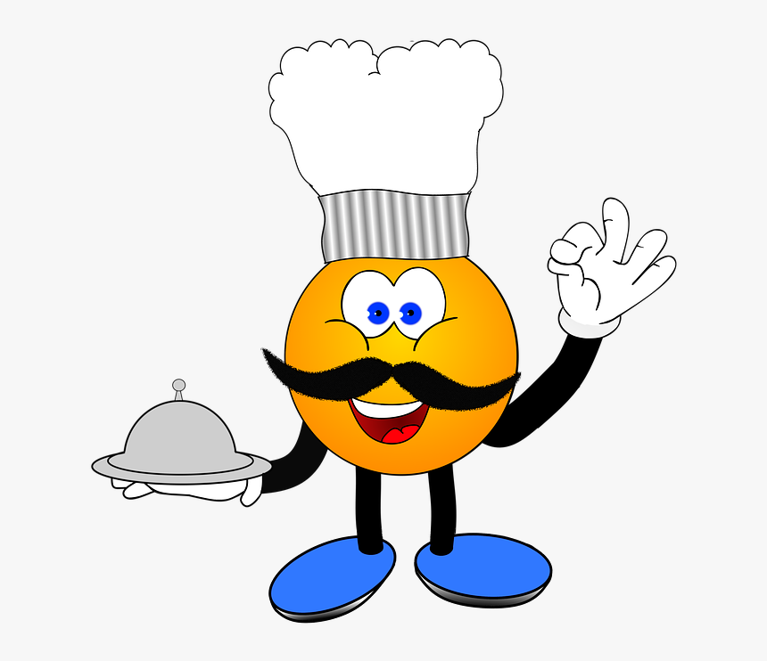 Cooking, Smiley, Eat, Delicious, Tray, Deikat, Mutze - Eten Cartoon, HD Png Download, Free Download