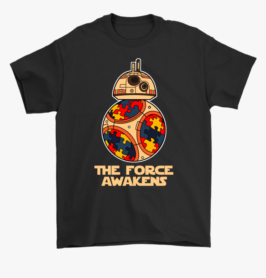 Bb-8 Autism Awareness The Force Awakens Star Wars Shirts - T Shirt Gucci Snoopy, HD Png Download, Free Download