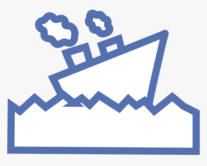 Clipart Sinking Pirate Ship, HD Png Download, Free Download