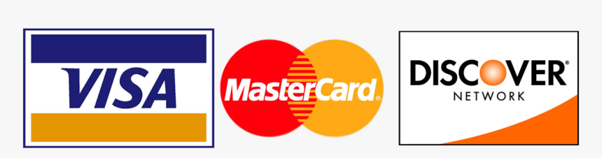 Credit Card Payment Options - Visa Mastercard Discover Logos Png, Transparent Png - kindpng