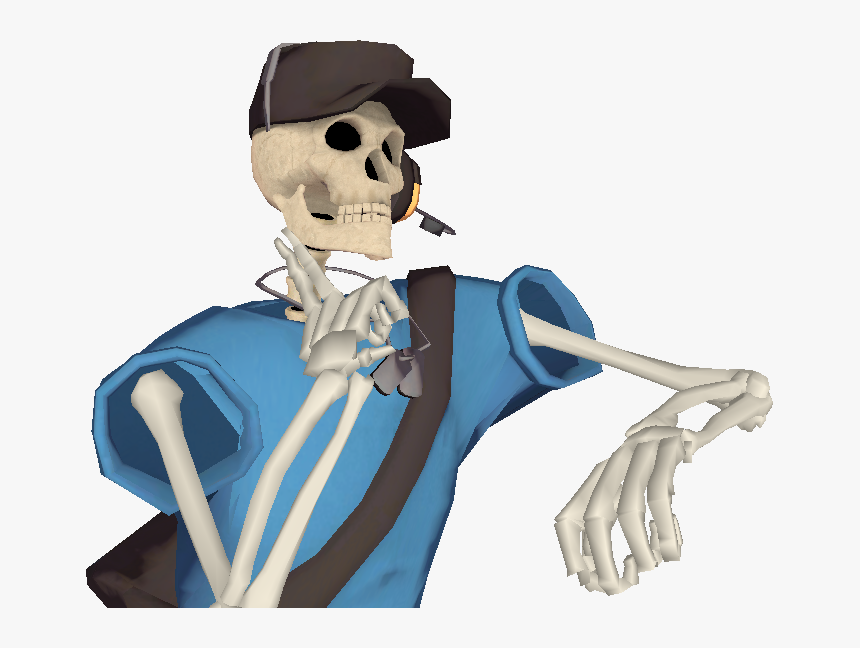 Skeleton Scout Rigs - Team Fortress Scout Skeleton, HD Png Download, Free Download