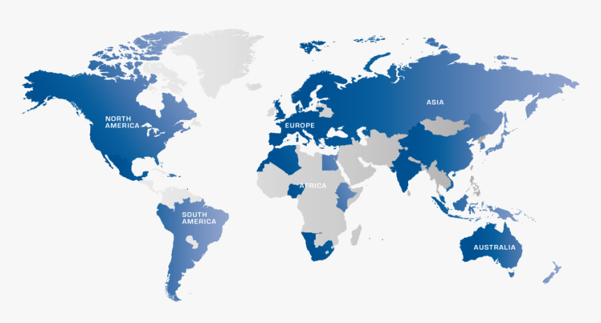 Most Common Blood Type Map, HD Png Download, Free Download