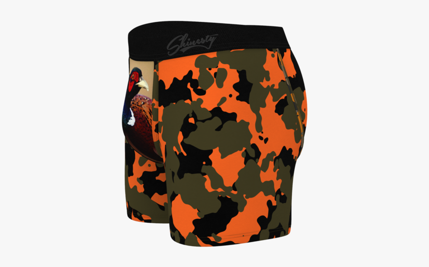 Orange And Green Camo Print Boxers For Men"
 Itemprop="image", - Miniskirt, HD Png Download, Free Download